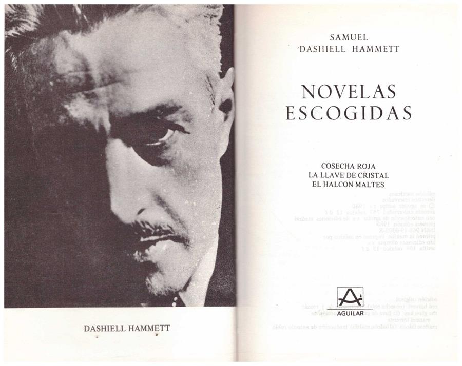 NOVELAS ESCOGIDAS | 9999900213171 | Hammett, Dashiell Samuel | Llibres de Companyia - Libros de segunda mano Barcelona