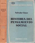 HISTORIA DEL PENSAMIENTO SOCIA | 9999900070248 | Giner, Salvador. | Llibres de Companyia - Libros de segunda mano Barcelona