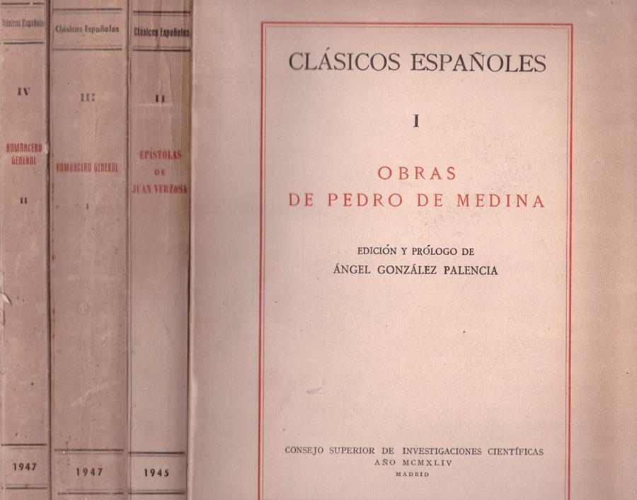 CLÁSICOS ESPAÑOLES (4 VOLUMENES) | 9999900222326 | Varios autores | Llibres de Companyia - Libros de segunda mano Barcelona
