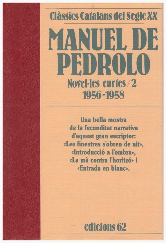 NOVEL·LES CURTES II | 9999900204193 | Pedrolo, Manuel de | Llibres de Companyia - Libros de segunda mano Barcelona