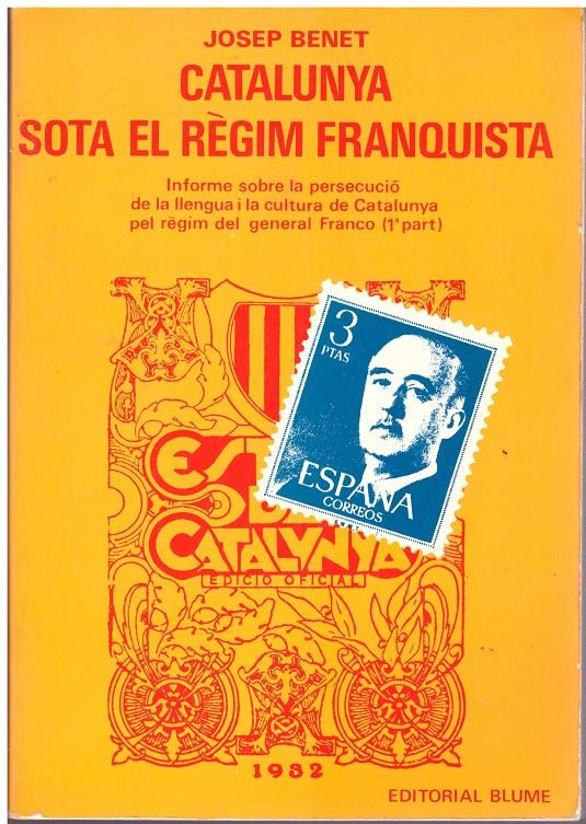 CATALUNYA SOTA EL REGIM FRANQUISTA | 9999900135817 | Benet, Josep | Llibres de Companyia - Libros de segunda mano Barcelona