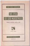 NO ERA DE LOS NUESTROS | 9999900182286 | Vidal Cadellans, José | Llibres de Companyia - Libros de segunda mano Barcelona