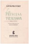 LA PRINCESA TARAKANOVA | 9999900220261 | Danilevsky, G. P | Llibres de Companyia - Libros de segunda mano Barcelona