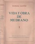 VIDA Y OBRA DE MEDRANO | 9999900230598 | Alonso, Damaso | Llibres de Companyia - Libros de segunda mano Barcelona