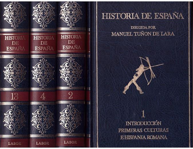 HISTORIA DE ESPAÑA 13 TOMOS | 9999900175097 | TUÑON, DE LARA MANUEL | Llibres de Companyia - Libros de segunda mano Barcelona
