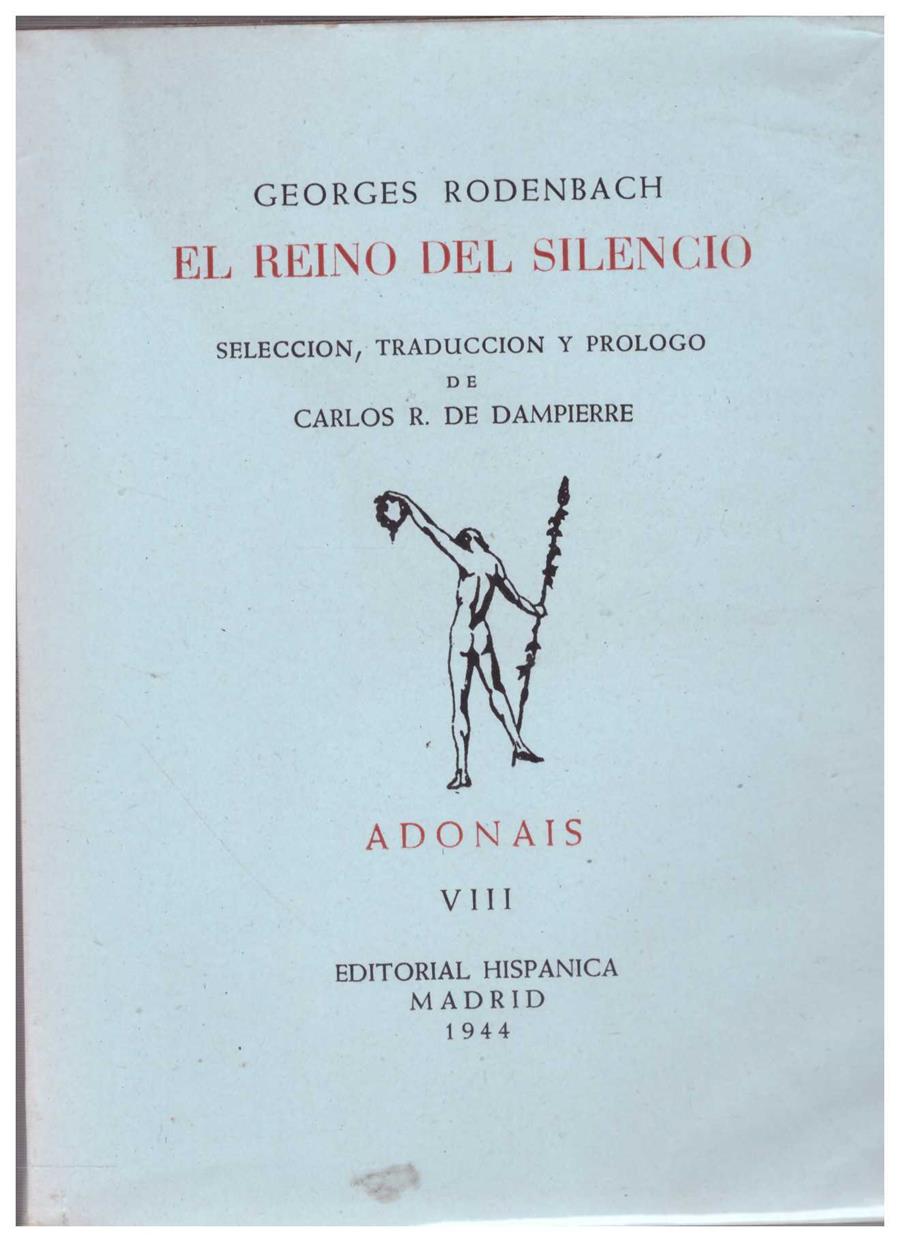 EL REINO DEL SILENCIO | 9999900214581 | Rodenbach, Georges | Llibres de Companyia - Libros de segunda mano Barcelona