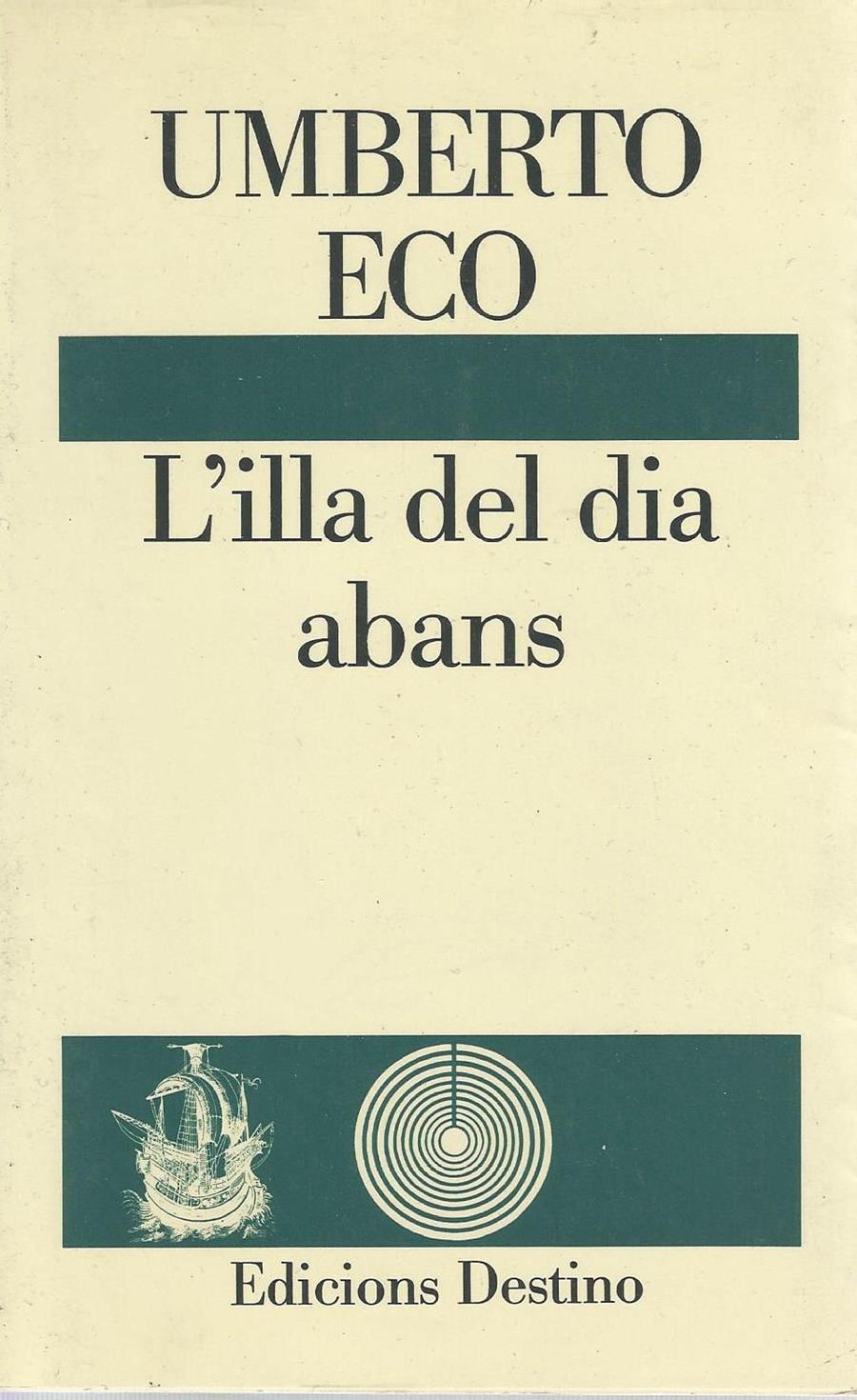 L'ILLA DEL DIA ABANS | 9999900209228 | Eco, Umberto | Llibres de Companyia - Libros de segunda mano Barcelona