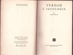 VERDAD E IDEOLOGIA | 9999900227444 | Barth, Hans | Llibres de Companyia - Libros de segunda mano Barcelona