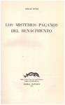LOS MISTERIOS PAGANOS DEL RENACIMIENTO | 9999900230321 | Wind, Edgar | Llibres de Companyia - Libros de segunda mano Barcelona