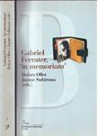 GABRIEL FERRATER "IN MEMORIAM" | 9999900225914 | Oller, Dolors y Subirana, Jaume | Llibres de Companyia - Libros de segunda mano Barcelona