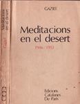 MEDITACIONS EN EL DESERT  | 9999900230499 | Gaziel | Llibres de Companyia - Libros de segunda mano Barcelona