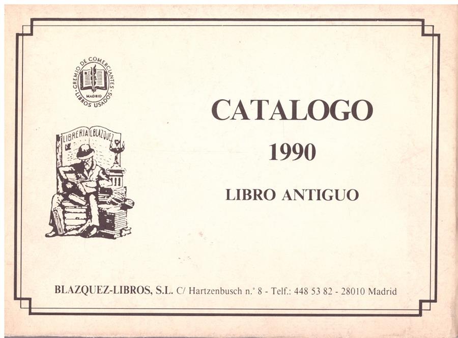 CATALOGO 1990 LIBRO ANTIGUO | 9999900196160 | A.A. V.V. | Llibres de Companyia - Libros de segunda mano Barcelona