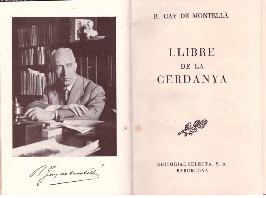 LLIBRE DE LA CERDANYA | 9999900173239 | MONTELLÀ, R. GAY DE | Llibres de Companyia - Libros de segunda mano Barcelona