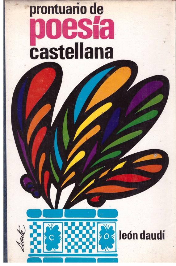 PRONTUARIO DE POESIA CASTELLANA | 9999900027082 | Daudi, Leon. | Llibres de Companyia - Libros de segunda mano Barcelona