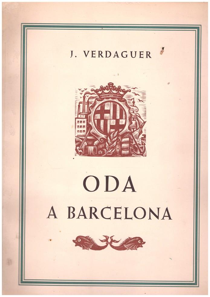 ODA A BARCELONA | 9999900207583 | VERDAGUER | Llibres de Companyia - Libros de segunda mano Barcelona