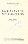LA CARAVANA SIN CAMELLOS | 9999900204766 | Dorgeles, Roland | Llibres de Companyia - Libros de segunda mano Barcelona