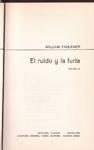 EL RUIDO Y LA FURIA | 9999900232370 | Faulkner, William | Llibres de Companyia - Libros de segunda mano Barcelona