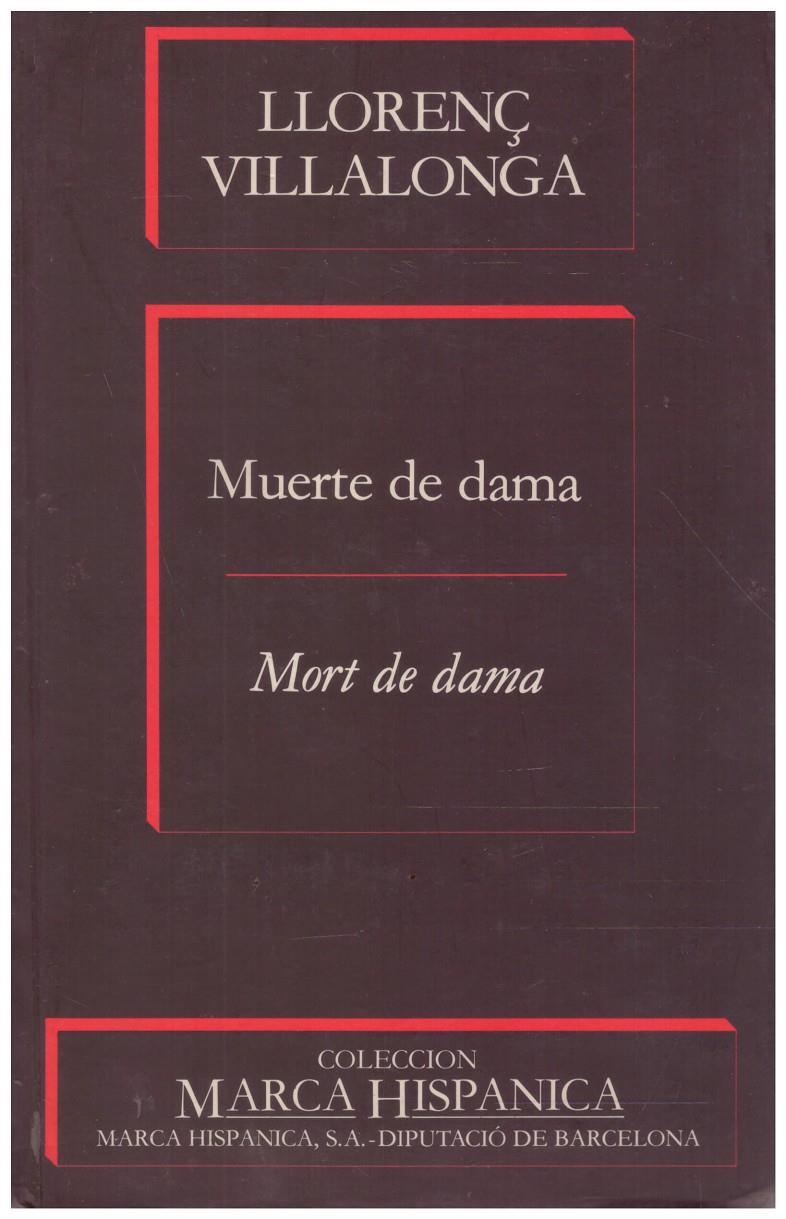 MUERTE DE DAMA, Mort de Dama | 9999900153170 | Villalonga, Llorenç | Llibres de Companyia - Libros de segunda mano Barcelona
