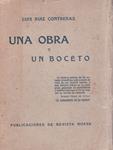 UNA OBRA Y UN BOCETO | 9999900121629 | Ruíz Contreras, Luis | Llibres de Companyia - Libros de segunda mano Barcelona