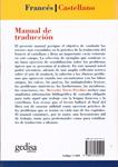 MANUAL DE TRADUCCION (Francés / Castellano) | 9999900061277 | Tricás Preckler, Mercedes | Llibres de Companyia - Libros de segunda mano Barcelona