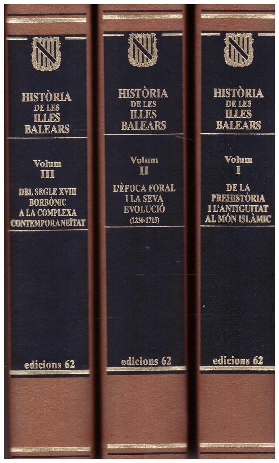 HISTORIA DE LES ILLES BALEARS 3 VOLUMENES | 9999900214215 | AA.VV | Llibres de Companyia - Libros de segunda mano Barcelona
