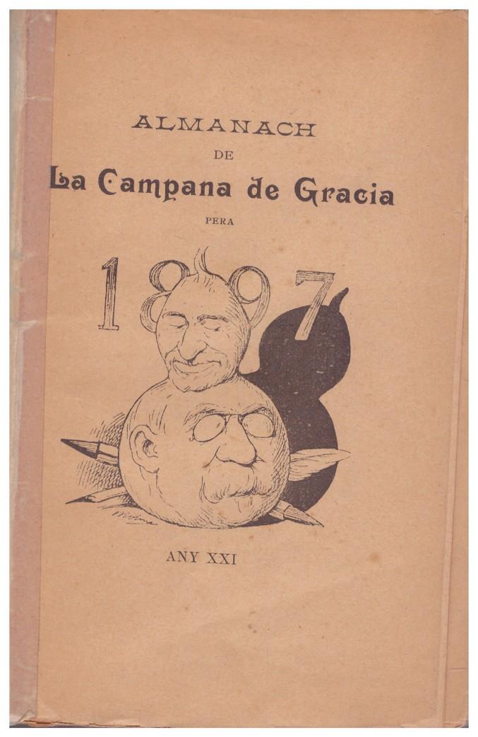 ALMANACH DE LA CAMPANA DE GRACIA PER A 1897 | 9999900055382 | Llibres de Companyia - Libros de segunda mano Barcelona
