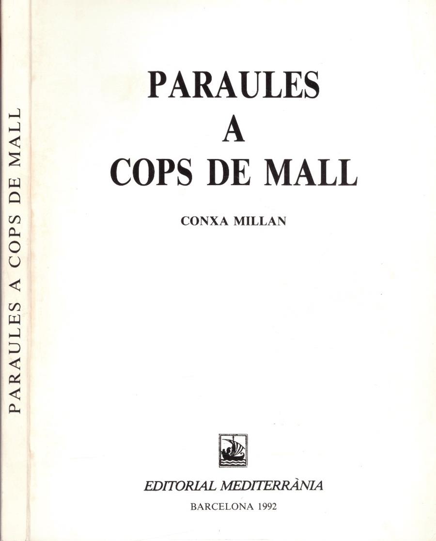 PARAULES A COPS DE MALL | 9999900161656 | Millan, Conxa | Llibres de Companyia - Libros de segunda mano Barcelona