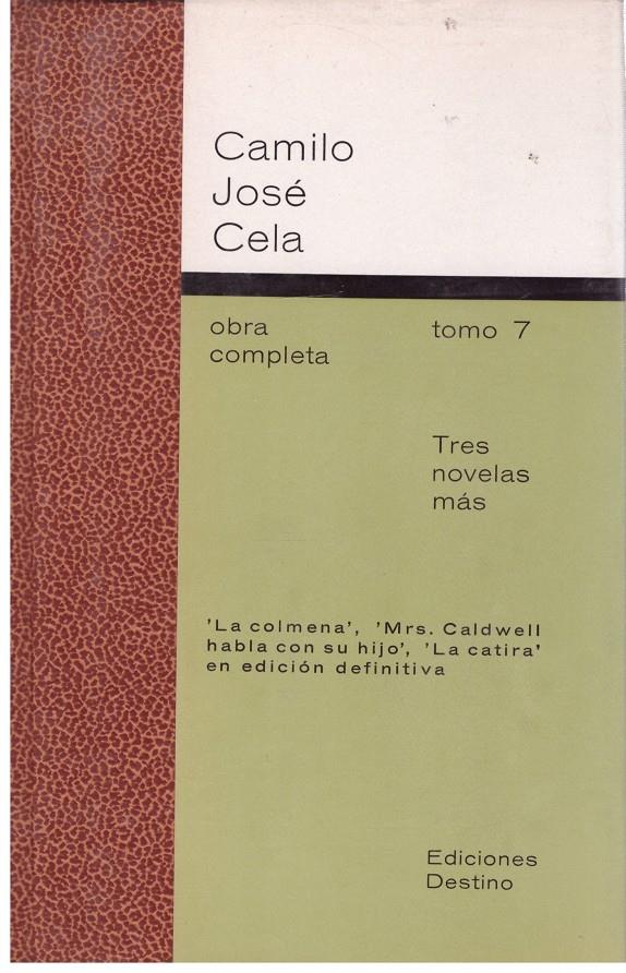 OBRA COMPLETA DE CAMILO JOSE CELA (TOMO 7) | 9999900177107 | CELA, CAMILO JOSE | Llibres de Companyia - Libros de segunda mano Barcelona