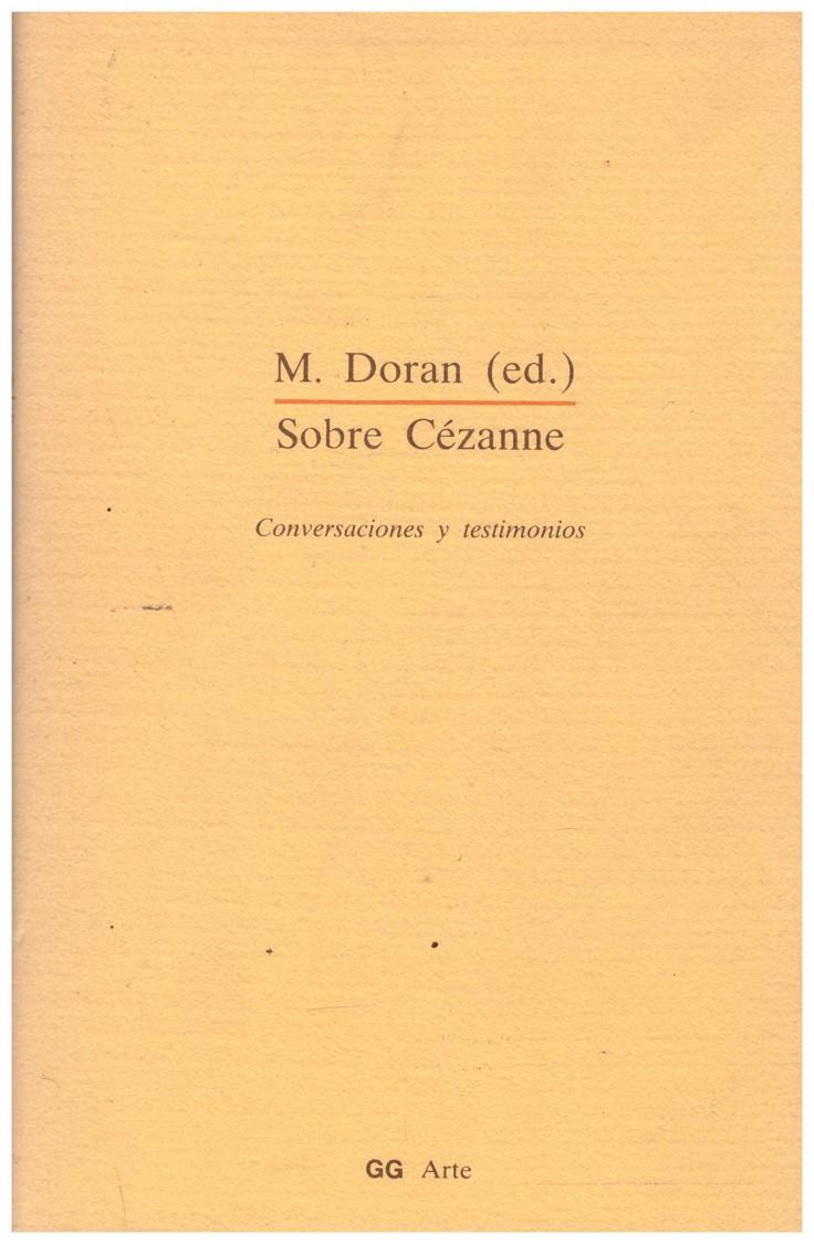 SOBRE CÉZANNE | 9999900212853 | Doran, M (ed) | Llibres de Companyia - Libros de segunda mano Barcelona