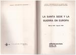 LA SANTA SEDE Y LA GUERRA EN EUROPA  | 9999900184044 | Llibres de Companyia - Libros de segunda mano Barcelona