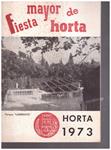 FIESTA MAYOR DE HORTA, 1973. BARCELONA | 9999900214888 | Llibres de Companyia - Libros de segunda mano Barcelona