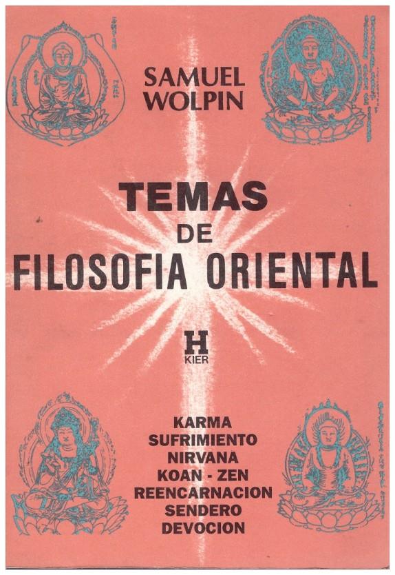 TEMAS DE FILOSOFIA ORIENTAL | 9999900013474 | Wolpin, Samuel | Llibres de Companyia - Libros de segunda mano Barcelona
