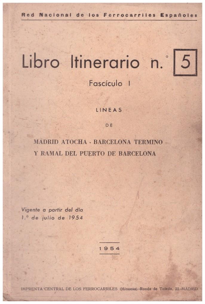 LIBRO ITINERARIO Nº 5 Fasciculo 1 | 9999900218114 | Llibres de Companyia - Libros de segunda mano Barcelona