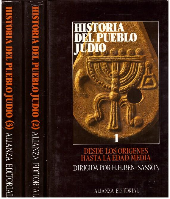 HISTORIA DEL PUEBLO JUDIO 3 TOMOS | 9999900204018 | AA.VV | Llibres de Companyia - Libros de segunda mano Barcelona
