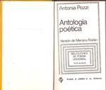 ANTOLOGÍA POÉTICA | 9999900227512 | Pozzi, Antonia | Llibres de Companyia - Libros de segunda mano Barcelona