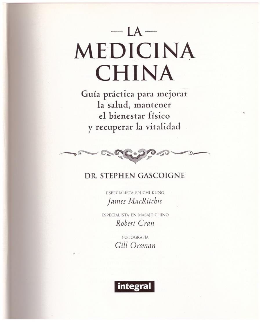 LA MEDICINA CHINA | 9999900183948 | Gascoigne, Dr. Stephen | Llibres de Companyia - Libros de segunda mano Barcelona