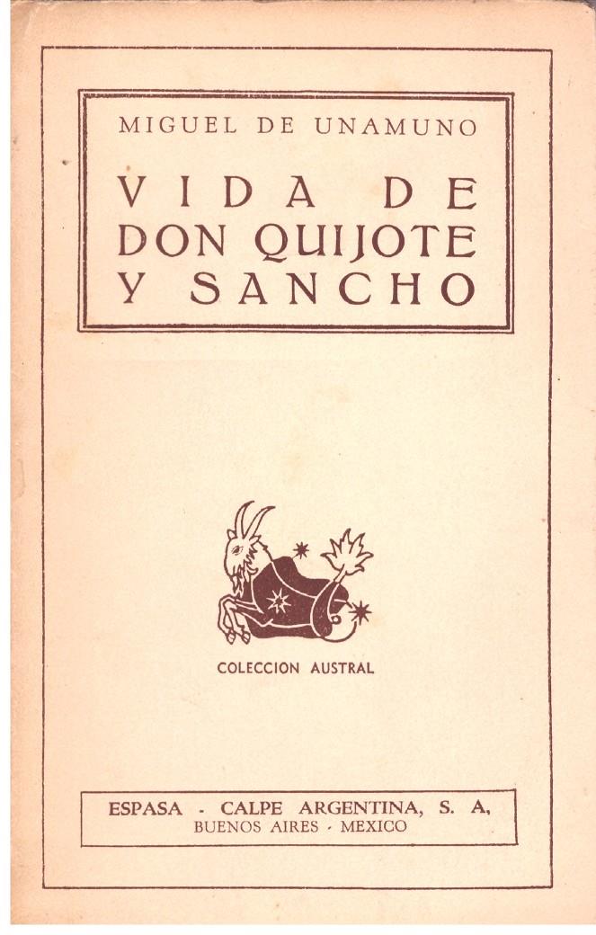 VIDA DE DON QUIJOTE Y SANCHO | 9999900016161 | Unamuno, Miguel de. | Llibres de Companyia - Libros de segunda mano Barcelona