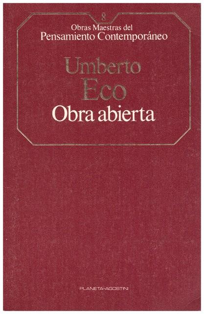 OBRA ABIERTA | 9999900209150 | Eco, Umberto | Llibres de Companyia - Libros de segunda mano Barcelona