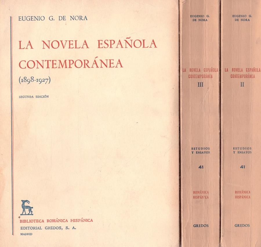 LA NOVELA ESPAÑOLA CONTEMPORÁNEA | 9999900222036 | G., De Nora, Eugenio | Llibres de Companyia - Libros de segunda mano Barcelona