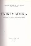 EXTREMADURA | 9999900178258 | MUÑOZ, DE SAN PEDRO MIGUEL | Llibres de Companyia - Libros de segunda mano Barcelona