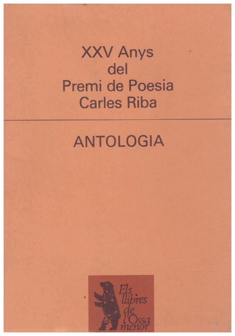 ANTOLOGIA DELS PREMIS CARLES RIBA 1959-1982 | 9999900111996 | Varios | Llibres de Companyia - Libros de segunda mano Barcelona