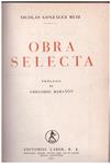 OBRA SELECTA | 9999900099454 | González Ruíz, Nicolás | Llibres de Companyia - Libros de segunda mano Barcelona