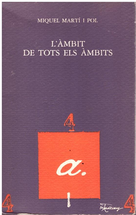 L'ÀMBIT DE TOTS ELS AMBITS | 9999900210873 | Martí i Pol, Miquel | Llibres de Companyia - Libros de segunda mano Barcelona
