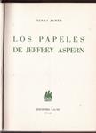 LOS PAPELES DE JEFFREY ASPERN | 9999900232790 | JAMES, HENRY | Llibres de Companyia - Libros de segunda mano Barcelona