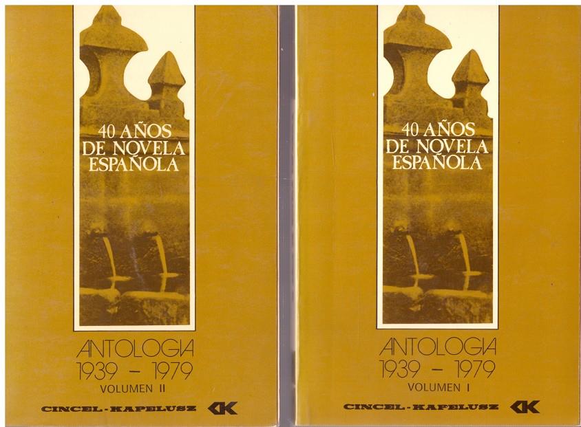 40 AÑOS DE NOVELA ESPAÑOLA 2 VOLUMENES  1939-1979 | 9999900199963 | Basanta, Angel | Llibres de Companyia - Libros de segunda mano Barcelona