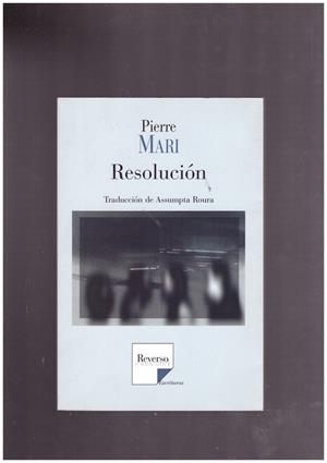 RESOLUCIÓN. | 9999900009194 | Mari, Pierre. | Libros antiguos y de segunda mano con historia
