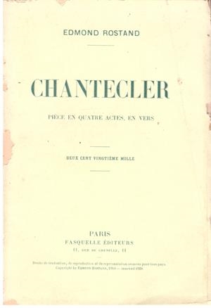 CHANTECLER | 9999900014143 | Rostand, Edmond. | Libros antiguos y de segunda mano con historia