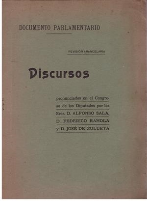 DISCURSOS | 9999900015553 | SALA, ALFONSO / RAHOLA, FEDERICO / ZULUETA, JOSE DE | Libros antiguos y de segunda mano con historia