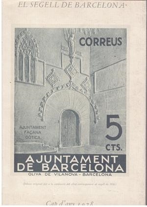 EL SEGELL DE BARCELONA | 9999900019193 | Cendrós, Joan B | Libros antiguos y de segunda mano con historia