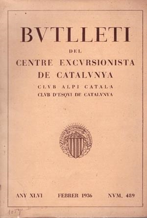 BUTLLETI DEL CENTRE EXCURSIONISTA DE CATALUNYA | 9999900020014 | Centre Excursionista de Catalunya. | Libros antiguos y de segunda mano con historia
